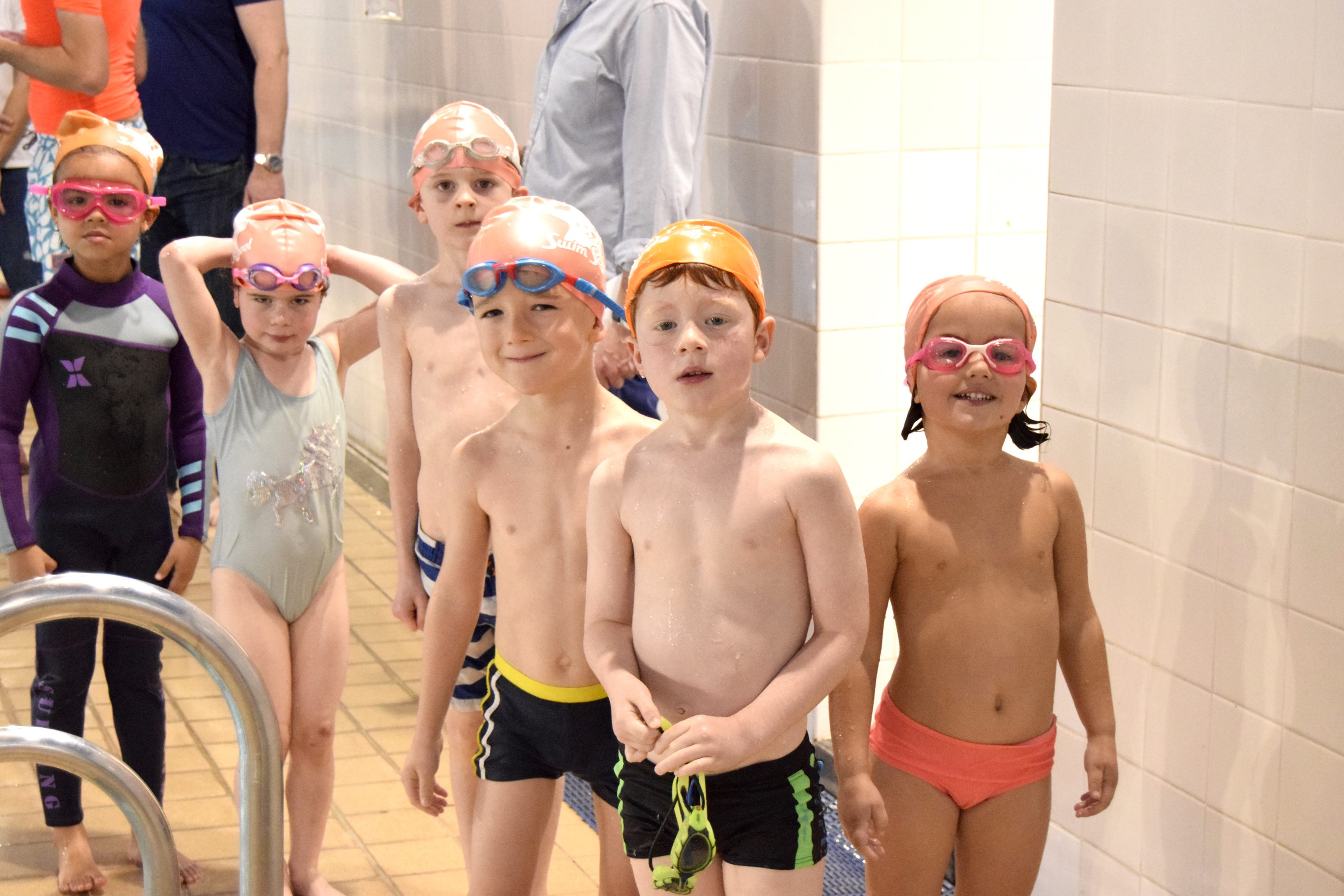 Cindys Swim School Gala - racing for younger kids childrens swimming lessons