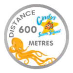 600 Metres Distance badge