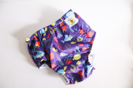 Purple-under-sea Reuseable water nappy
