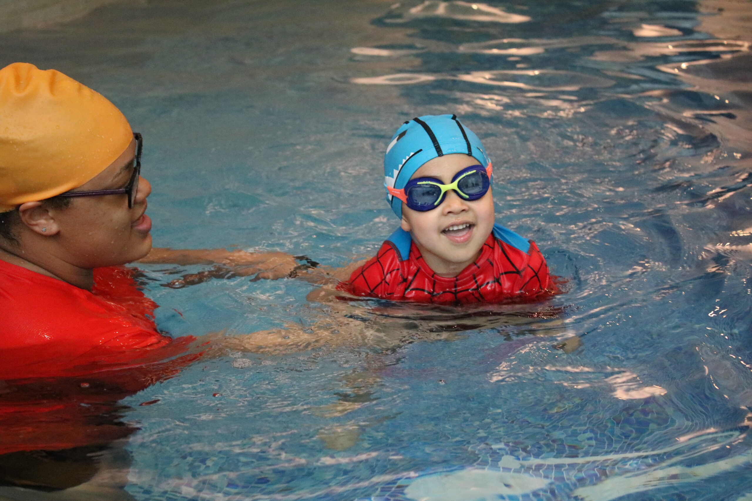 swimming is great for children's mental health Cindy's Swim School Children's Swimming Lessons