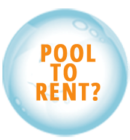 Pool to rent bubble