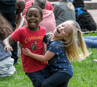 children playing