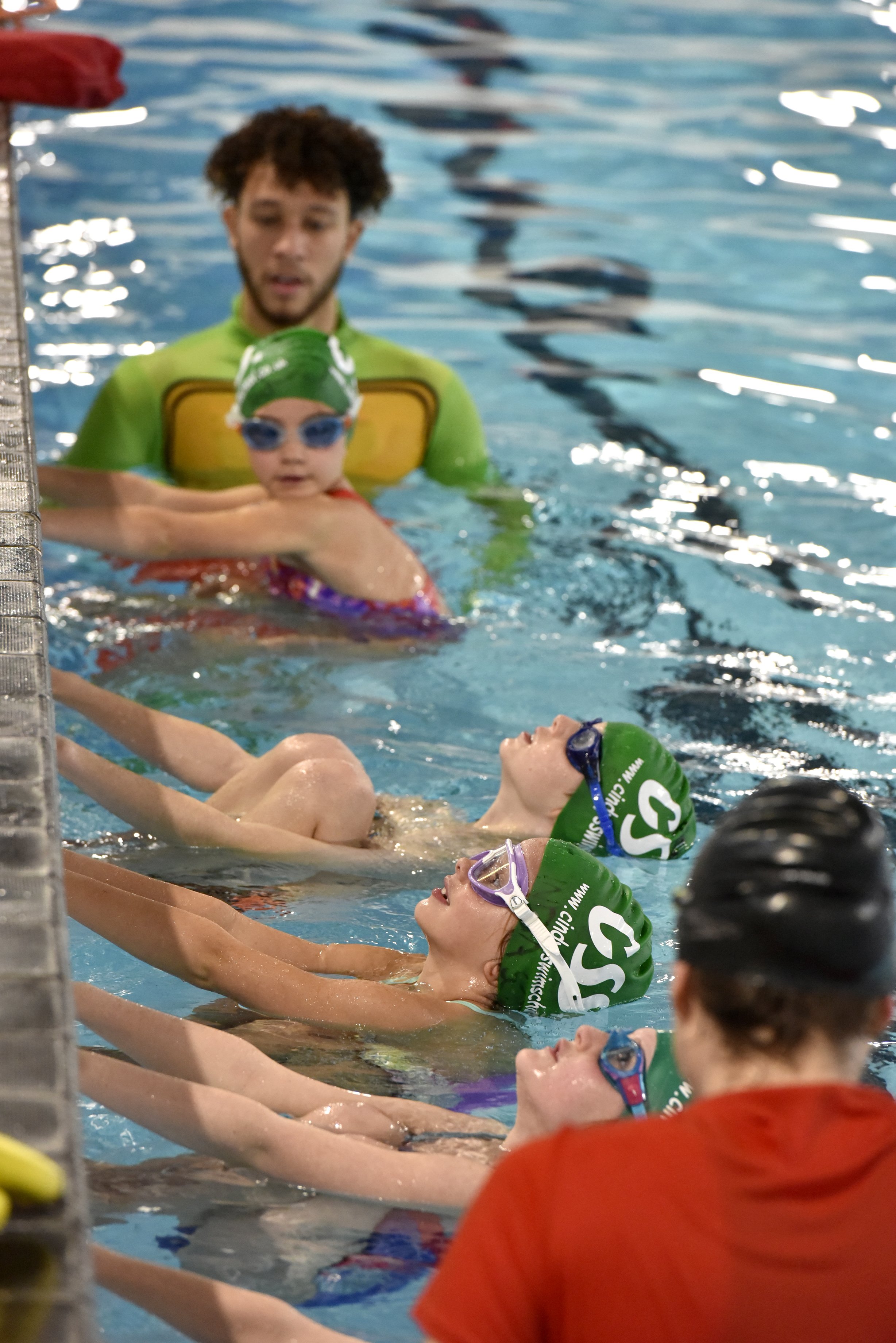 parent and baby swim