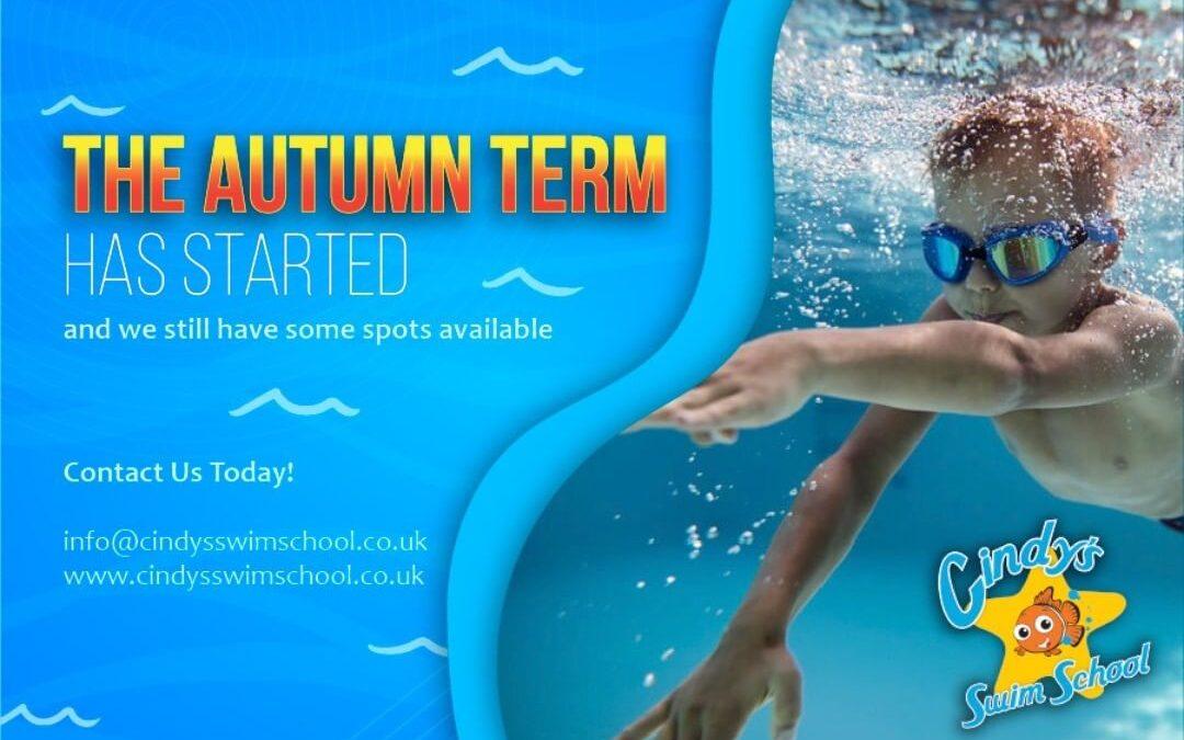 autumn term has started swimming lessons
