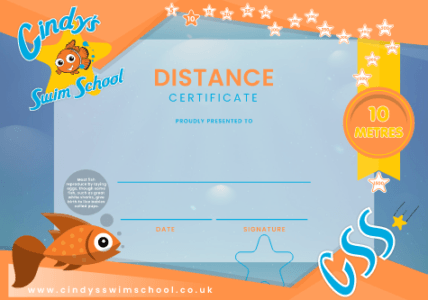 10m Distance certificate