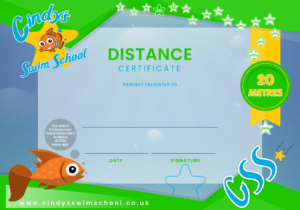 20m Distance certificate