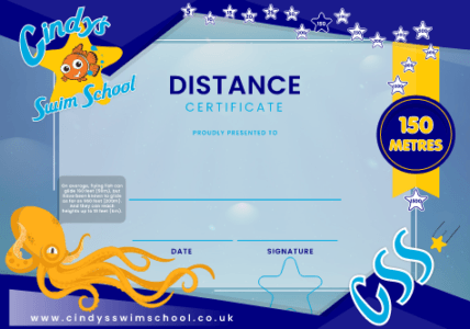 150m Distance certificate