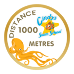 1000 Metres Distance badge