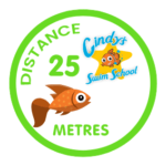 25 Metres Distance badge
