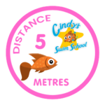 5 Metres Distance badge