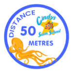 50 Metres Distance badge
