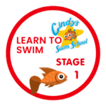 Cindy's Swim School Learn to Swim Stage 1 badge