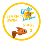Cindy's Swim School Learn to Swim Stage 3 badge