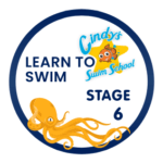 Cindy's Swim School Learn to Swim Stage 6 badge