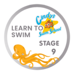 Cindy's Swim School Learn to Swim Stage 9 badge