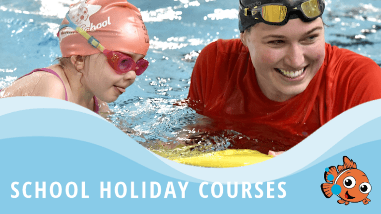 School holiday swimming courses