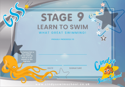 Stage 9 Certificate