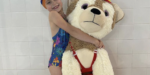 Winner of a giant teddy and a free crash course