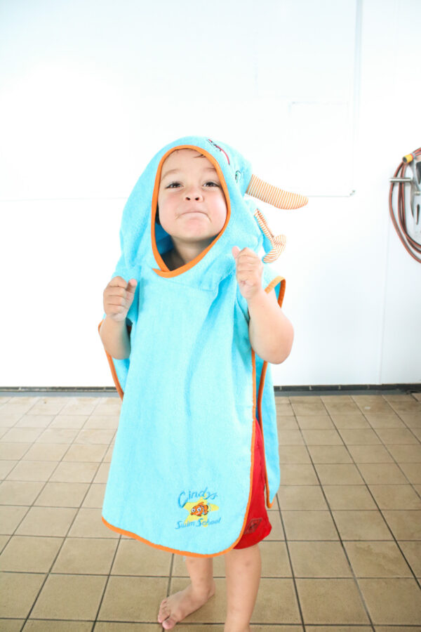 Blue Dragon Poncho Baby Towel