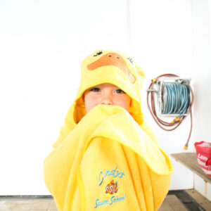 Yellow Duck Wrap Baby Towel