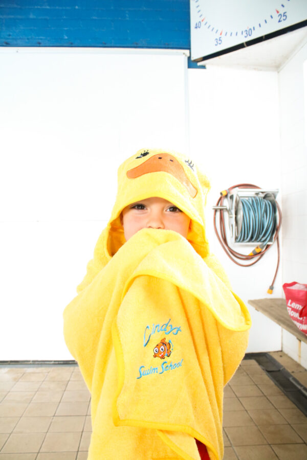 Yellow Duck Wrap Baby Towel