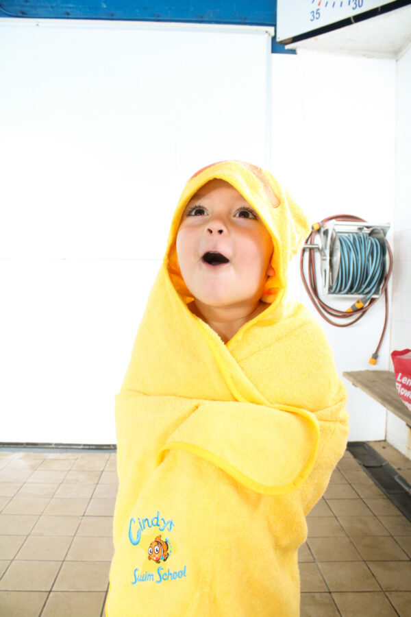 Yellow Duck Wrap Baby Towel