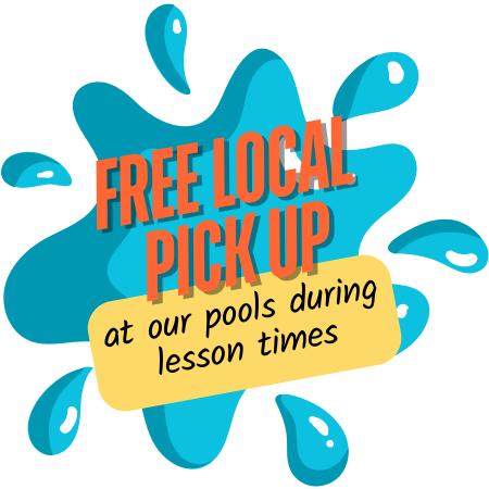 Free local pick up at our pools